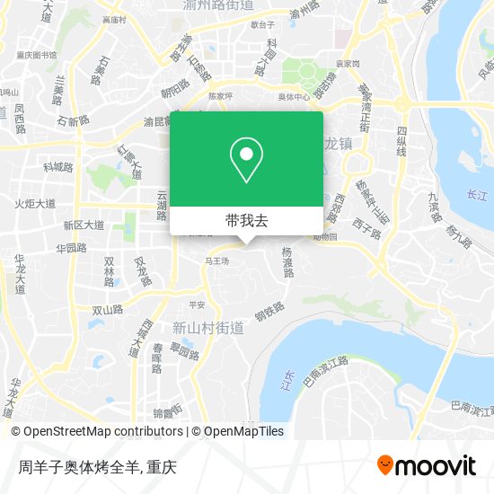 周羊子奥体烤全羊地图