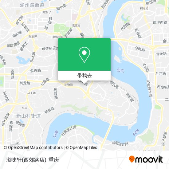 滋味轩(西郊路店)地图