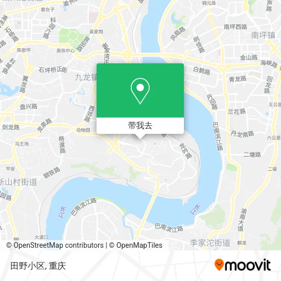 田野小区地图