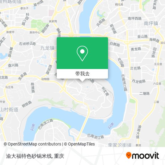 渝大福特色砂锅米线地图