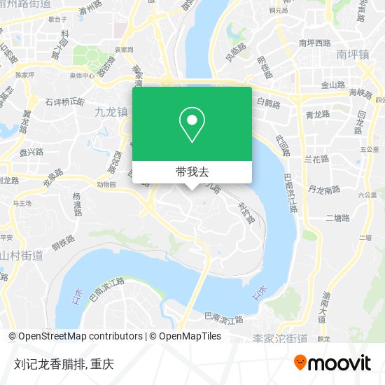 刘记龙香腊排地图