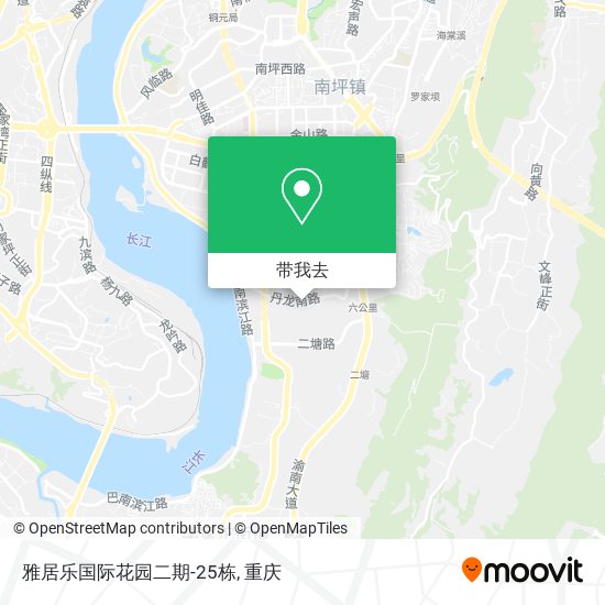 雅居乐国际花园二期-25栋地图
