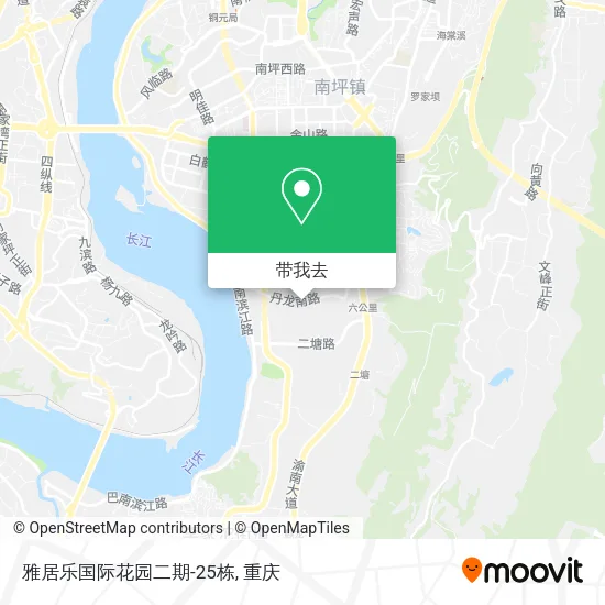 雅居乐国际花园二期-25栋地图