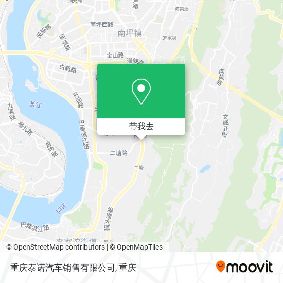 重庆泰诺汽车销售有限公司地图