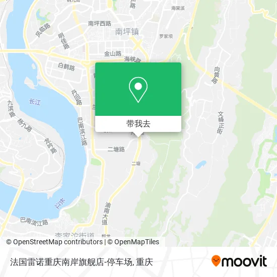 法国雷诺重庆南岸旗舰店-停车场地图