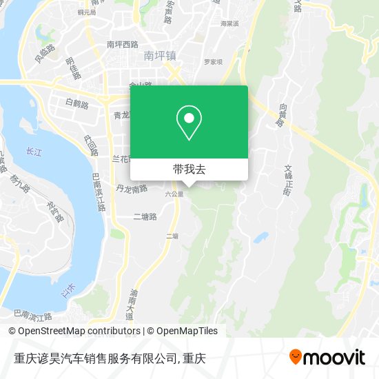 重庆谚昊汽车销售服务有限公司地图
