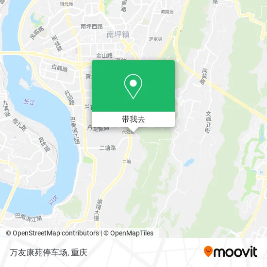万友康苑停车场地图