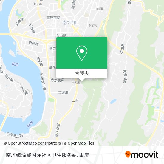 南坪镇渝能国际社区卫生服务站地图