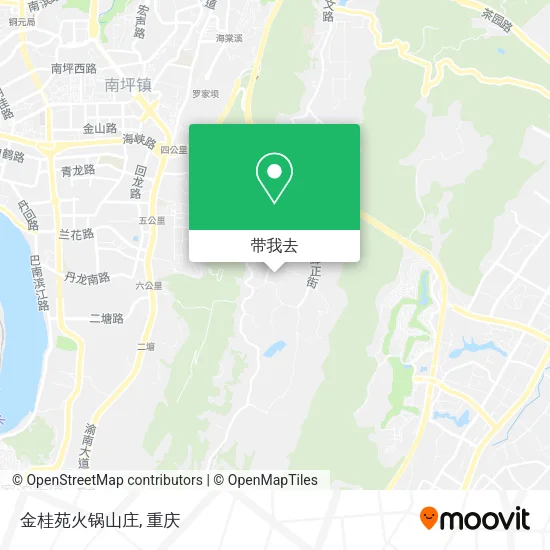 金桂苑火锅山庄地图
