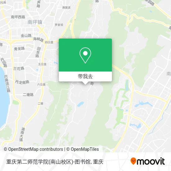 重庆第二师范学院(南山校区)-图书馆地图