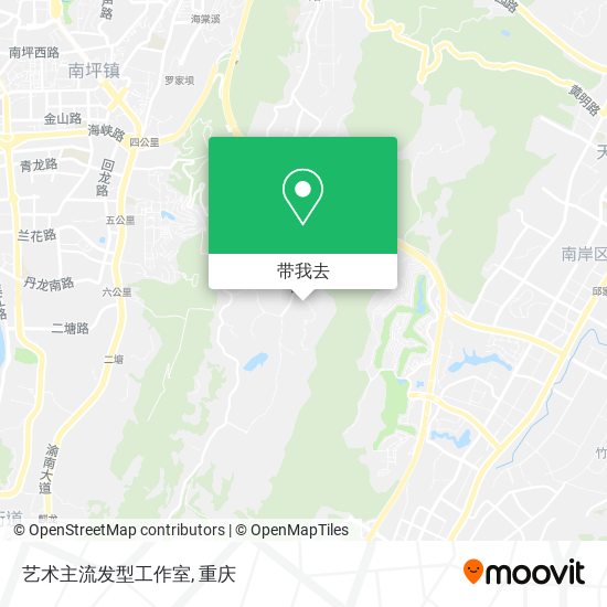 艺术主流发型工作室地图