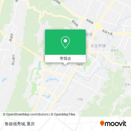 鲁能领秀城地图