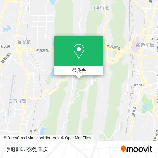 泉冠咖啡.茶楼地图