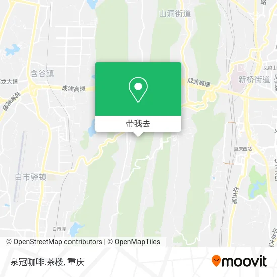 泉冠咖啡.茶楼地图