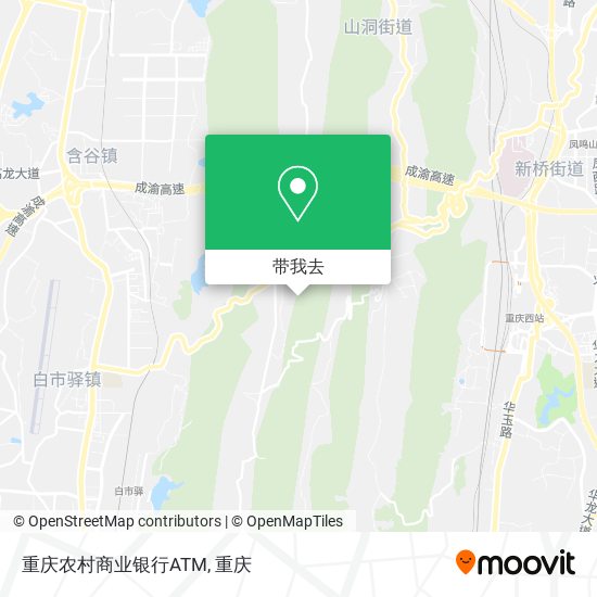 重庆农村商业银行ATM地图