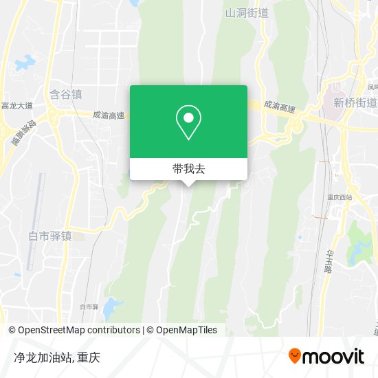 净龙加油站地图