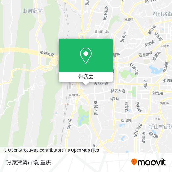 张家湾菜市场地图