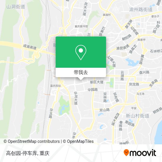 高创园-停车库地图