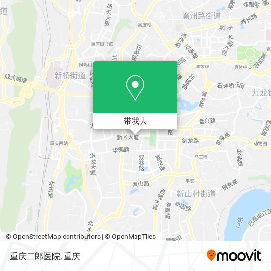 重庆二郎医院地图