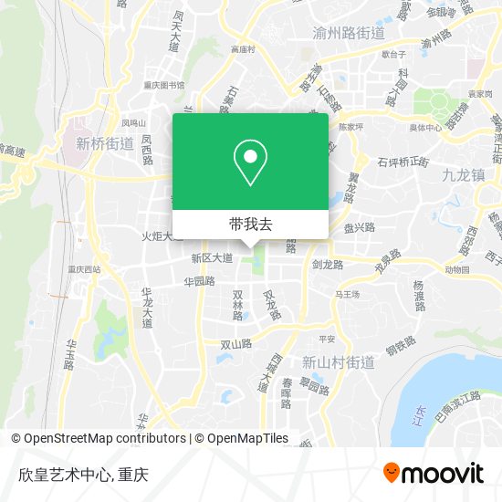 欣皇艺术中心地图