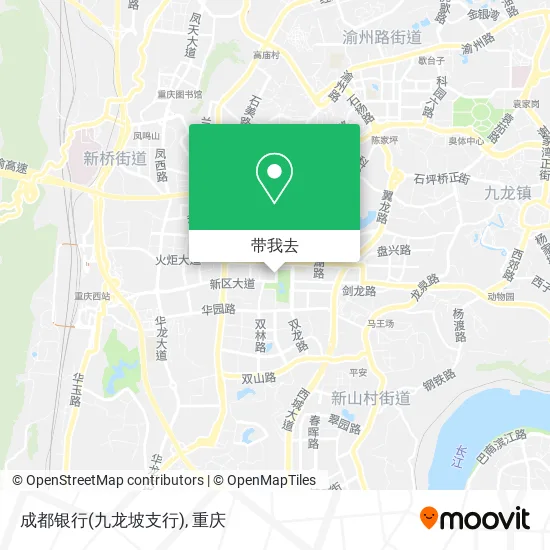 成都银行(九龙坡支行)地图