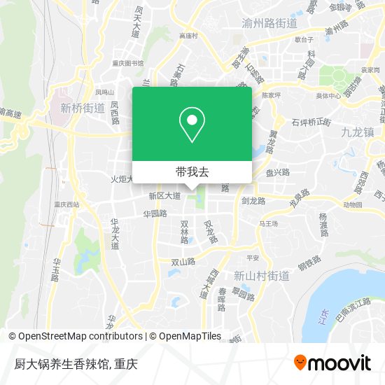 厨大锅养生香辣馆地图