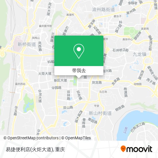 易捷便利店(火炬大道)地图