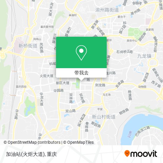 加油站(火炬大道)地图