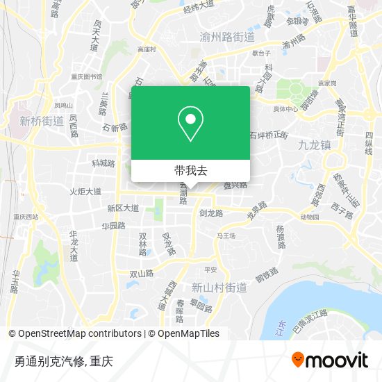勇通别克汽修地图