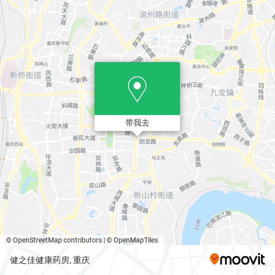 健之佳健康药房地图