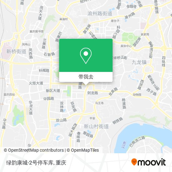 绿韵康城-2号停车库地图