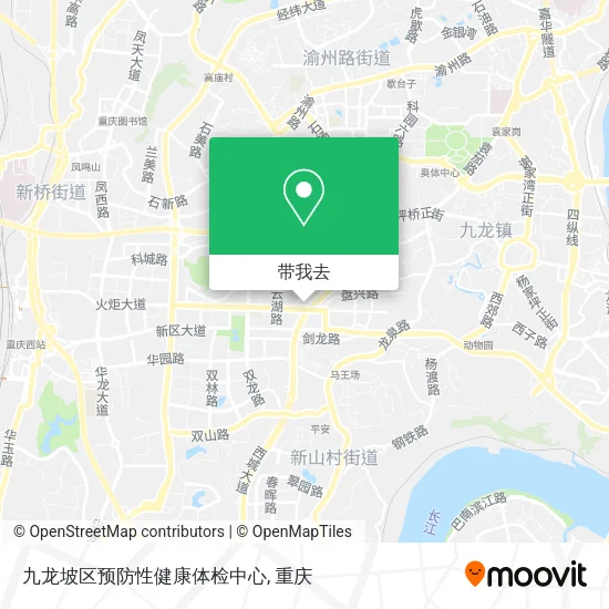 九龙坡区预防性健康体检中心地图