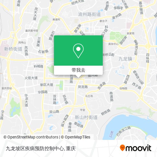 九龙坡区疾病预防控制中心地图