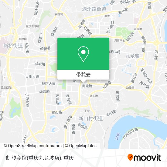 凯旋宾馆(重庆九龙坡店)地图
