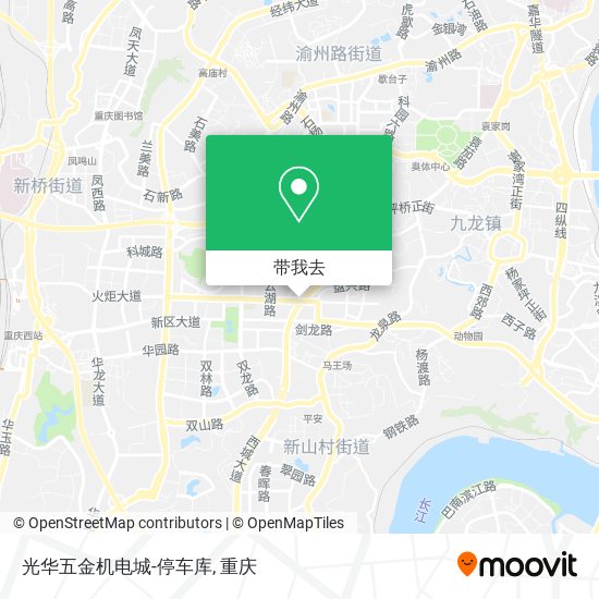 光华五金机电城-停车库地图