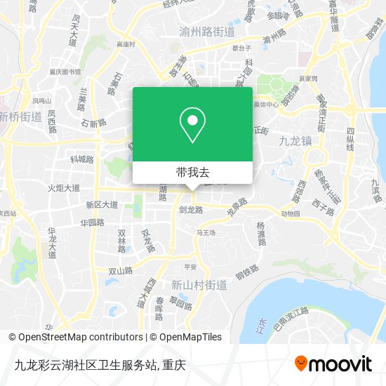 九龙彩云湖社区卫生服务站地图
