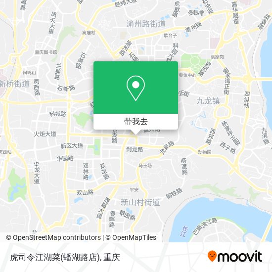 虎司令江湖菜(蟠湖路店)地图
