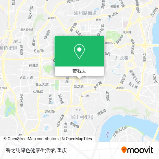 香之纯绿色健康生活馆地图