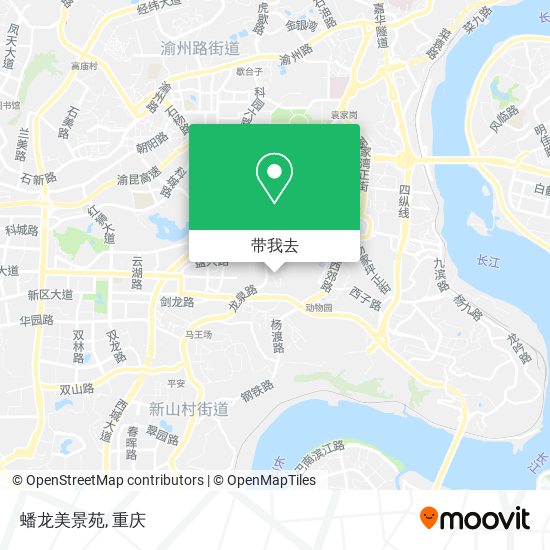 蟠龙美景苑地图