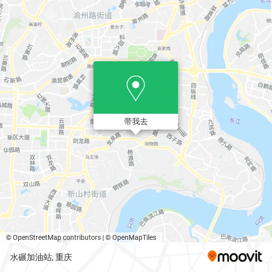 水碾加油站地图