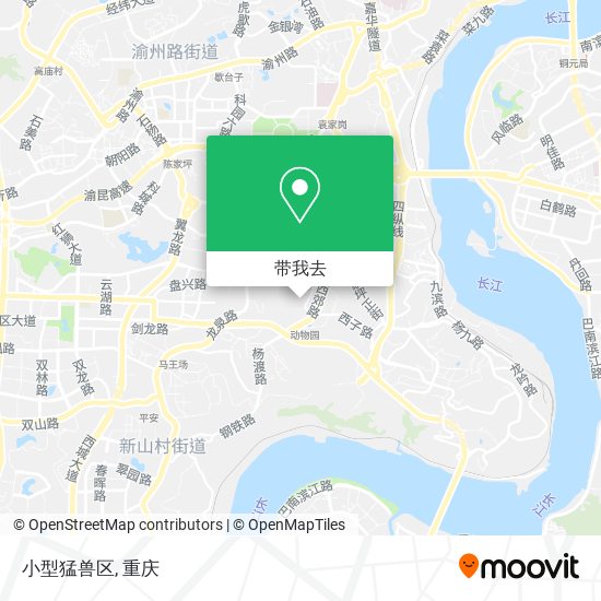 小型猛兽区地图