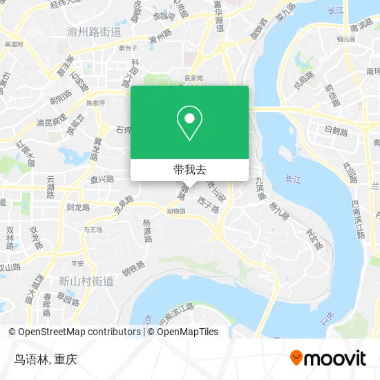 鸟语林地图