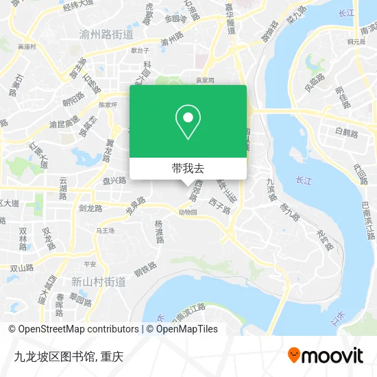 九龙坡区图书馆地图