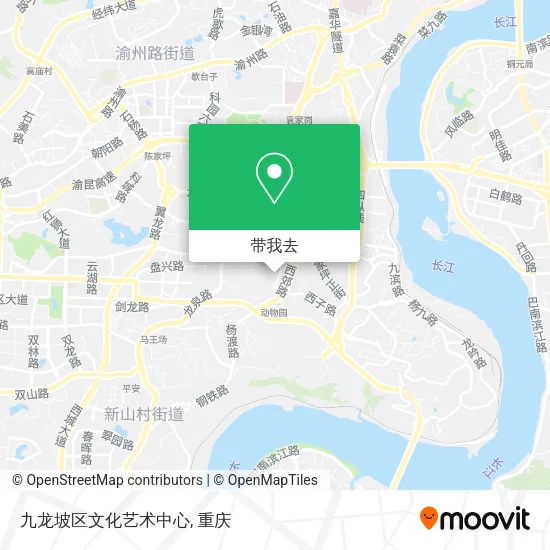 九龙坡区文化艺术中心地图