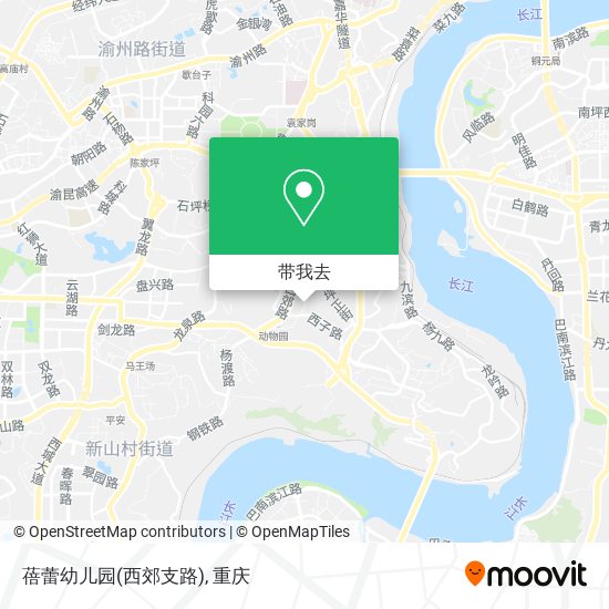 蓓蕾幼儿园(西郊支路)地图