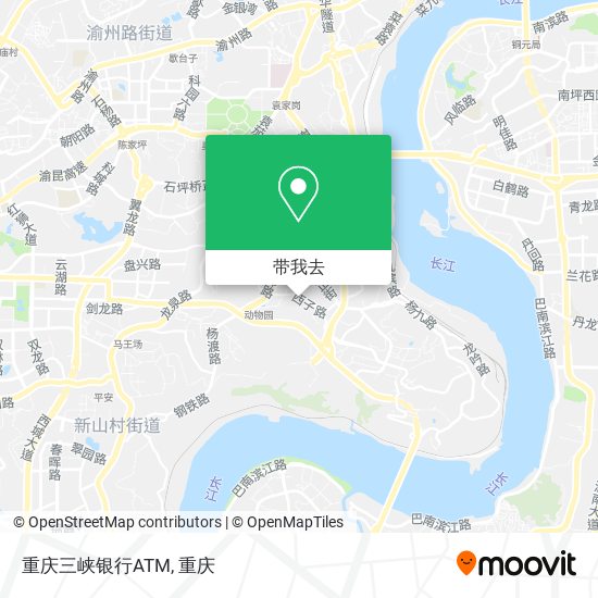 重庆三峡银行ATM地图