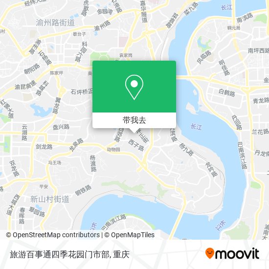 旅游百事通四季花园门市部地图