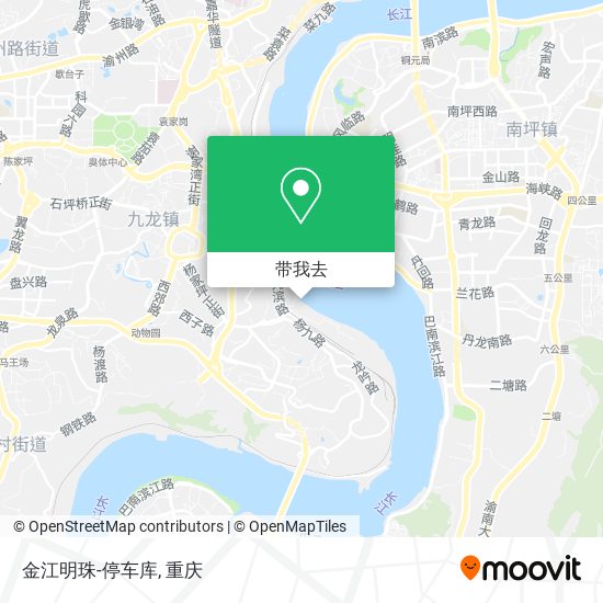 金江明珠-停车库地图