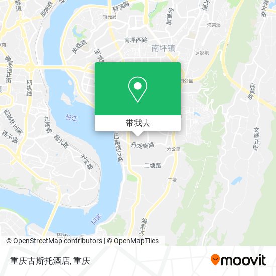 重庆古斯托酒店地图