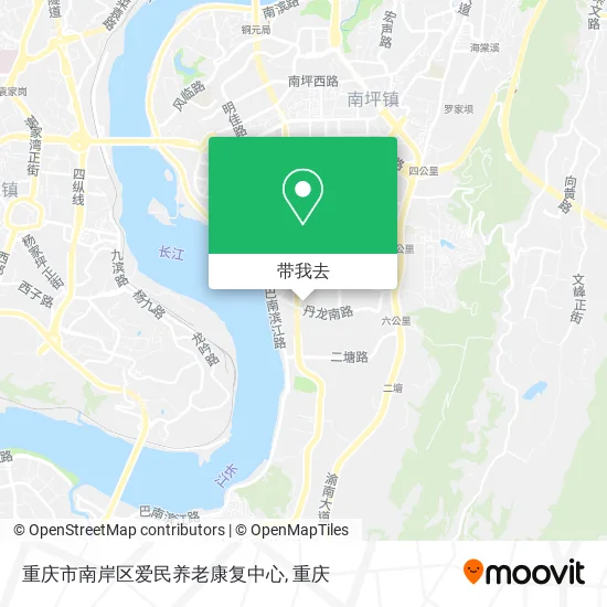 重庆市南岸区爱民养老康复中心地图